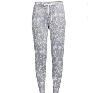 Roudelain Womens Whisperluxe Printed Jogger Pajama Bottoms